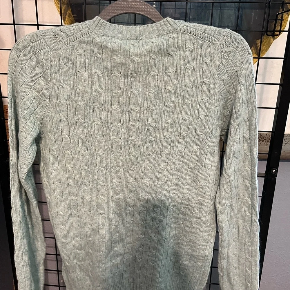 J. Crew Women's Cable Knit Sweater - Soft Green